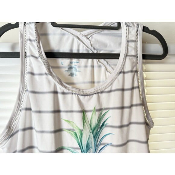 Reel Legends Linnea Szymanski Keep It Cool Size L Pineapple Tank Top Women’s - Picture 4 of 8